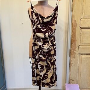 Elegant Floral Print Dress